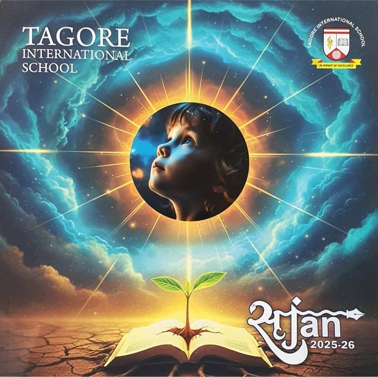 School magazine cover designed by Propix Jaipur